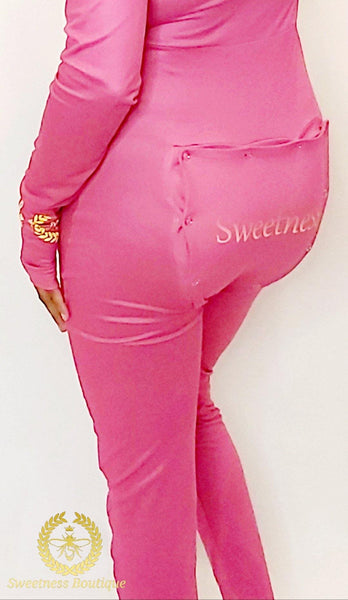 Pink Onesie - Sweetness Boutique